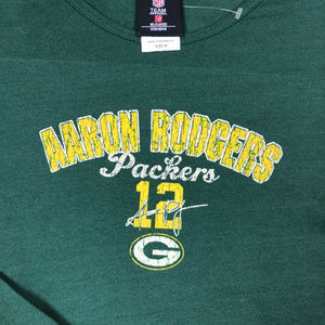 VF Imagewear Tops - Aaron Rodgers Green Bay Packers #12 Top Shirt M VF Imagewear Tops - Aaron Rodgers Green Bay Packers #12 Top Shirt M
